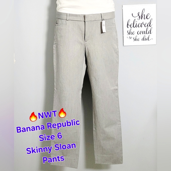 Banana Republic Pants - 🔥NWT  Banana Republic 6 Sloan Pants